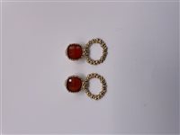 Orecchini Daniela De Marchi Donna Soprano in Ottone Corniola OR1406 ORA